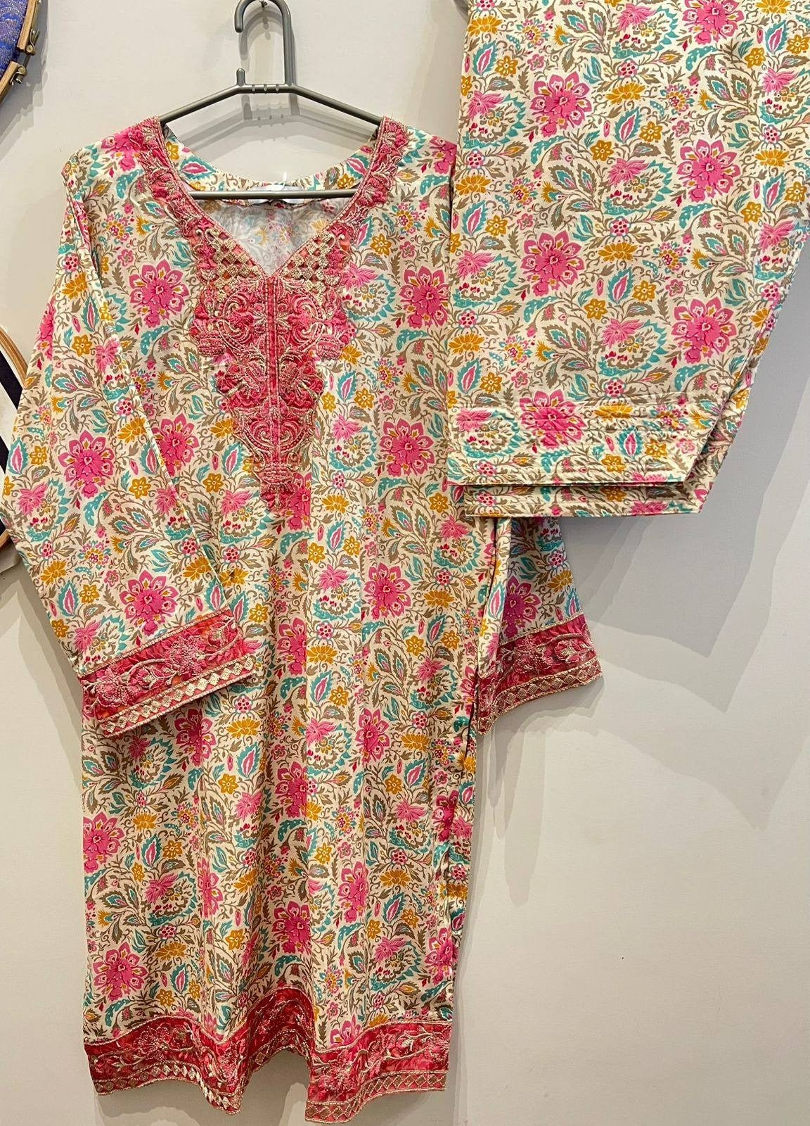 idea by gul ahmed embroidered 2 pc