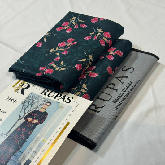 *RUPAS ORIGINAL 💯 LAWN* TWO PIECE COLLECTION ✌️ PRINTED LAWN SHIRT  PRINTED LAWN TROUSER