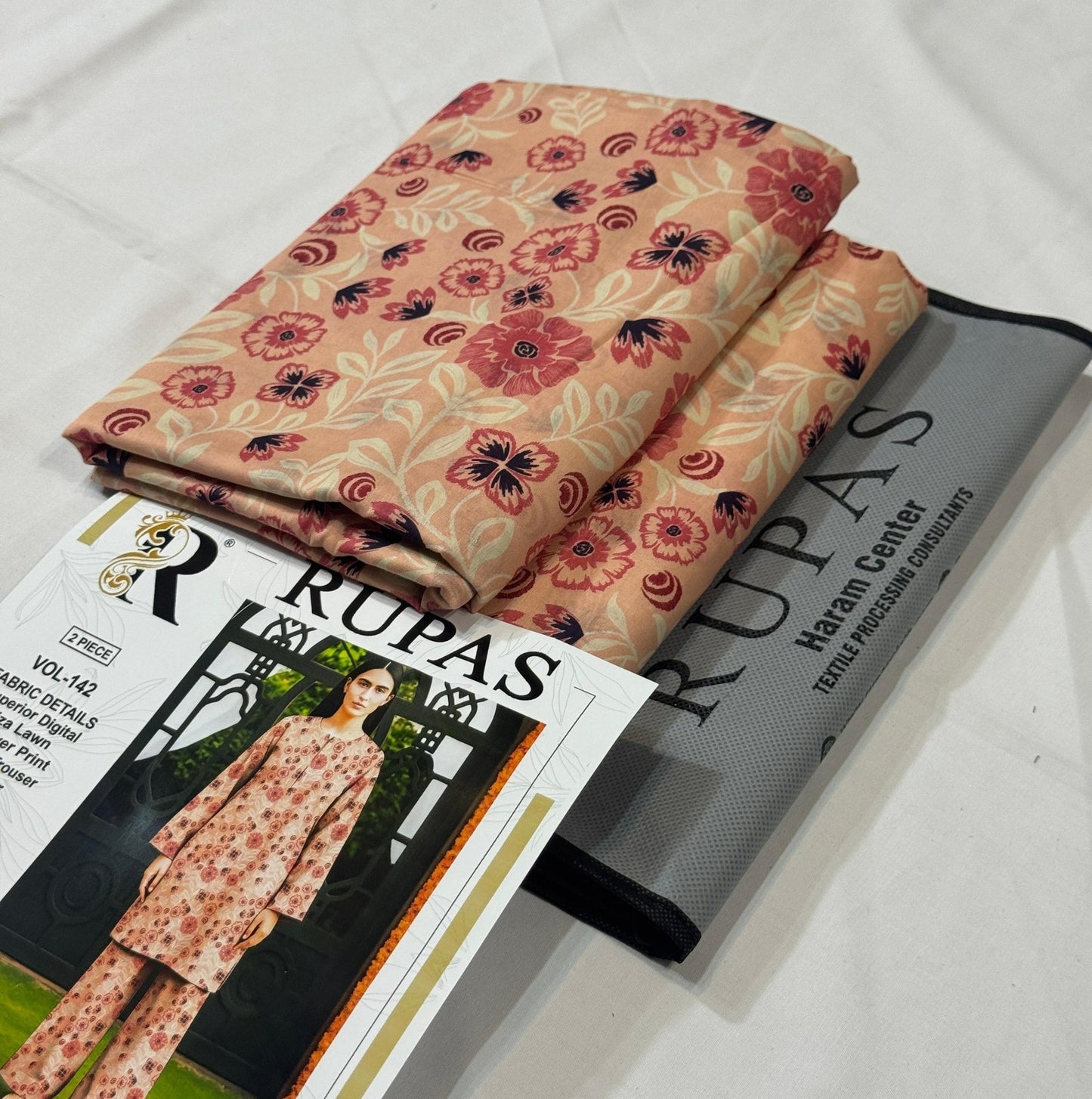 *RUPAS ORIGINAL 💯 LAWN* TWO PIECE COLLECTION ✌️ PRINTED LAWN SHIRT  PRINTED LAWN TROUSER