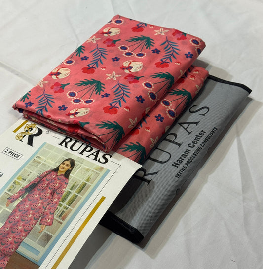 *RUPAS ORIGINAL 💯 LAWN* TWO PIECE COLLECTION ✌️ PRINTED LAWN SHIRT  PRINTED LAWN TROUSER