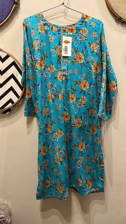 original khaadi 2 pc stitched lawn